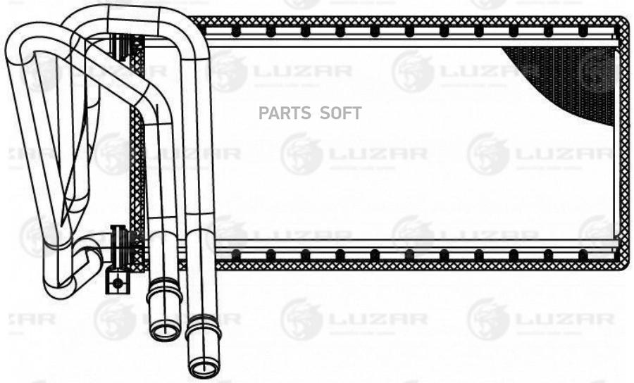 

Радиатор отопителя LUZAR LRH1003