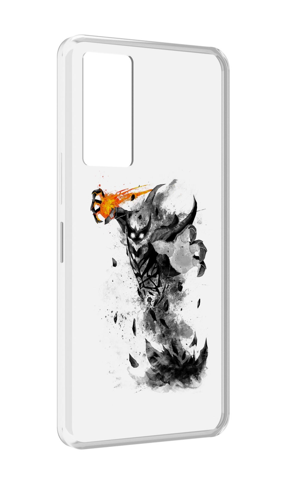 Чехол MyPads nevermore черно белый для Infinix Note 11