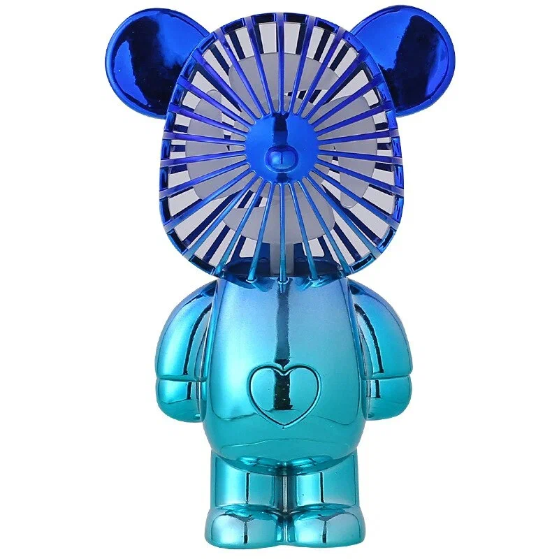 

Вентилятор ручной NoBrand Bear Mini Fan Blue, Bear Mini Fan