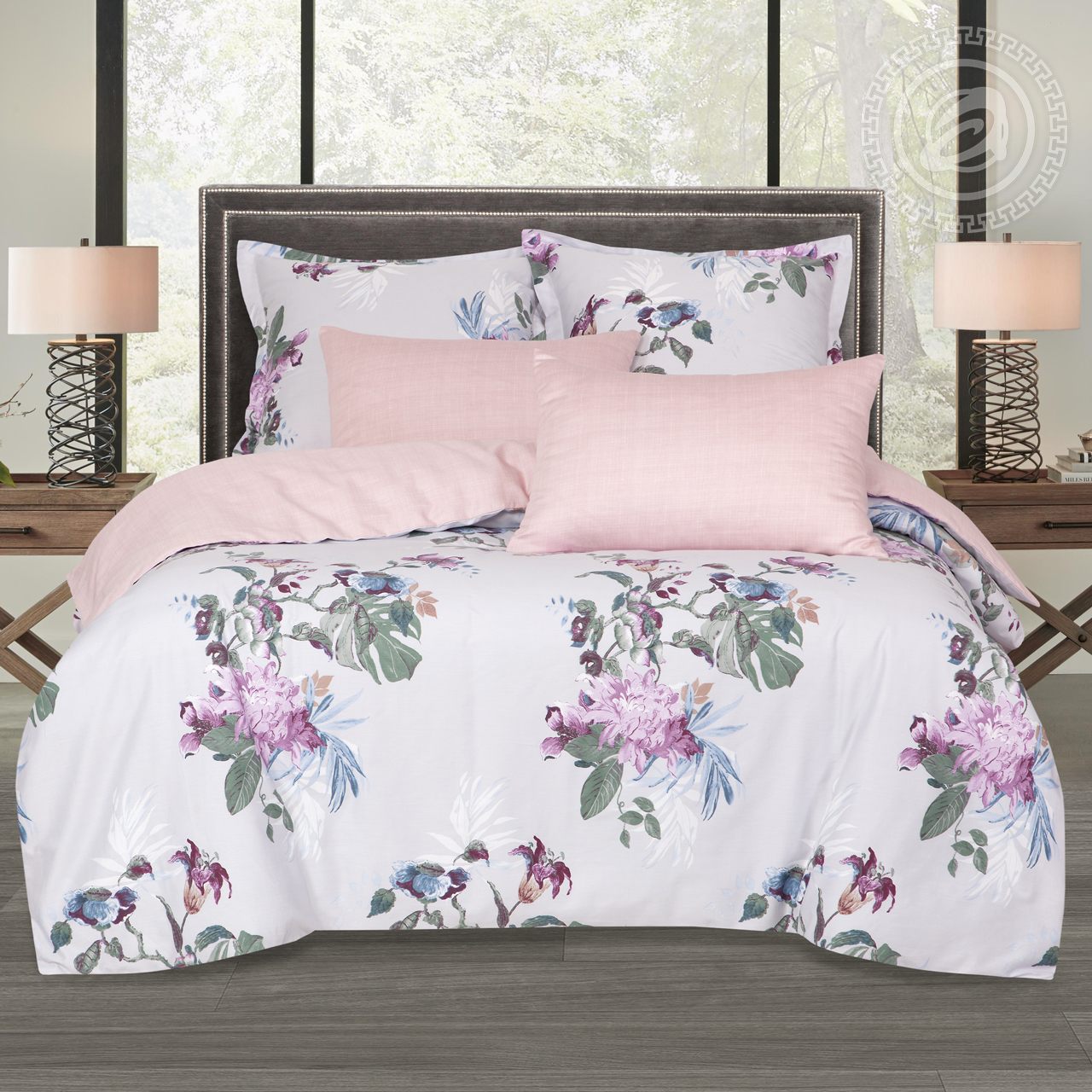 

Комплект постельного белья из сатина "Прага арт. 746" двуспальный с европростыней