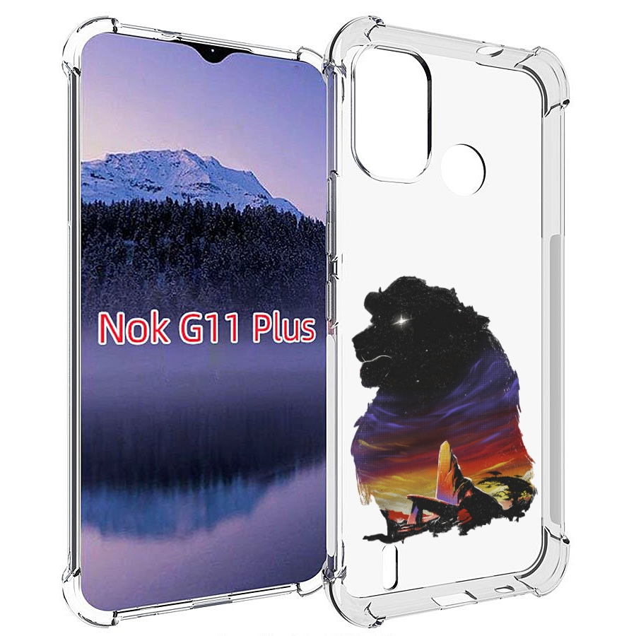 

Чехол MyPads Муфаса для Nokia G11 Plus, Прозрачный, Tocco
