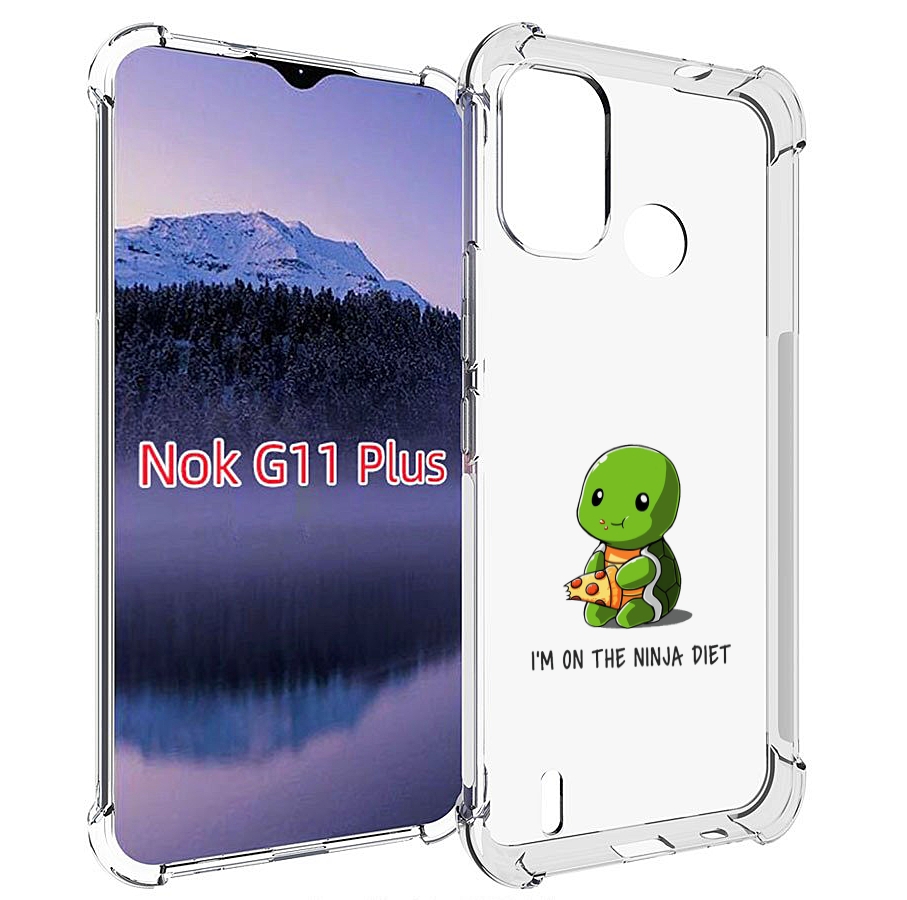 

Чехол MyPads Ниндзя-диета для Nokia G11 Plus, Прозрачный, Tocco