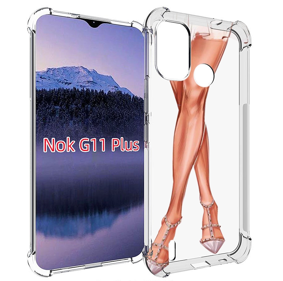 

Чехол MyPads Ножки для Nokia G11 Plus, Прозрачный, Tocco