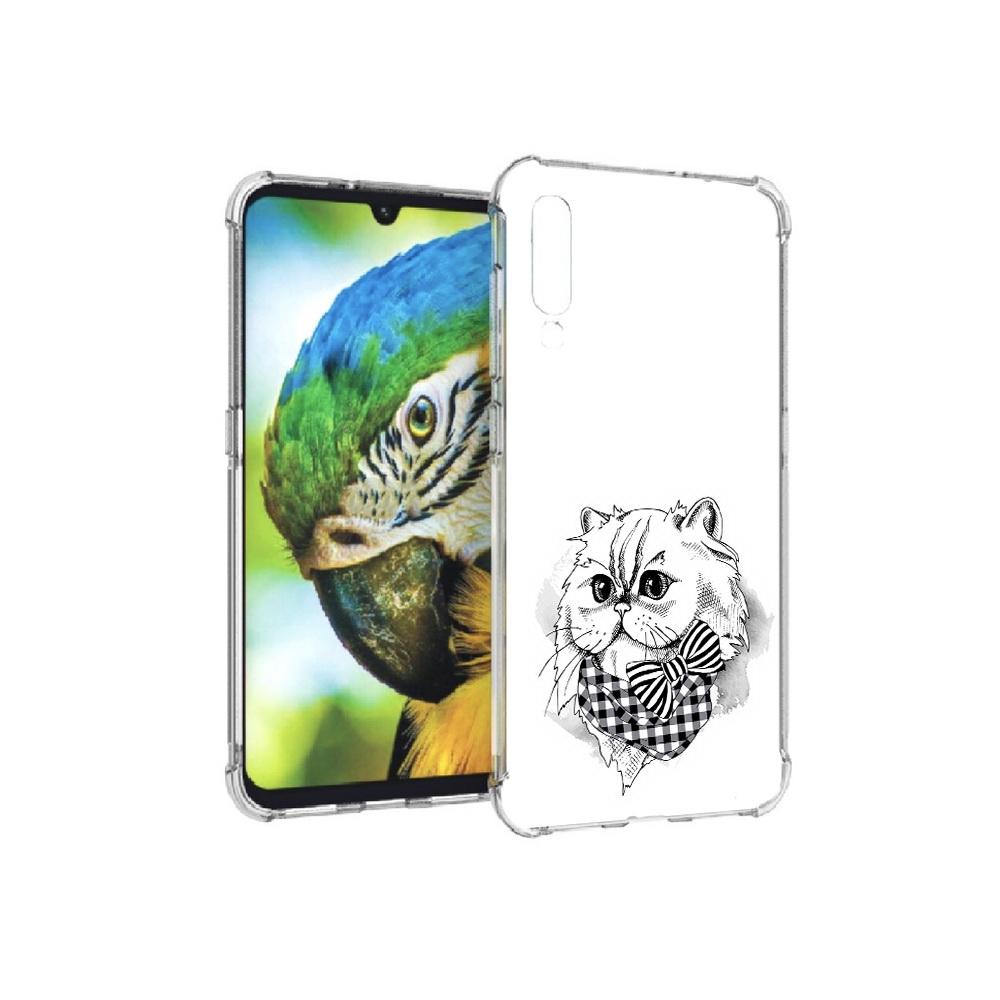 

Чехол MyPads Tocco для Xiaomi Mi 9 нарисованная красивая кошечка (PT126035.255.503), Прозрачный, Tocco