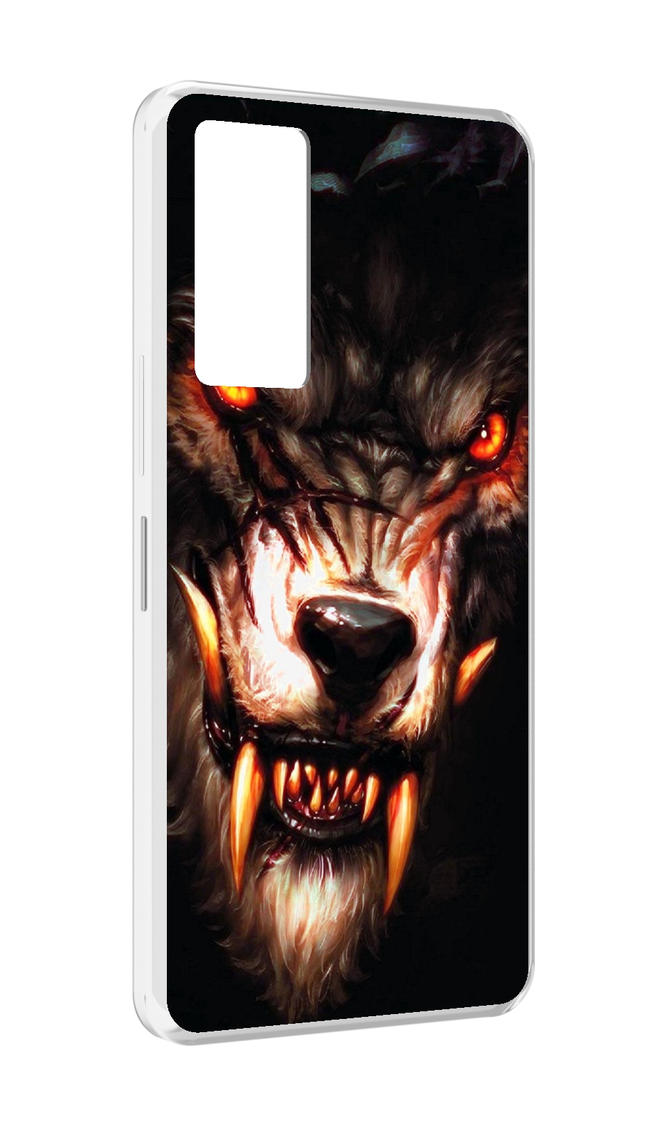 

Чехол MyPads злой голодный волк мужской для Infinix Note 11, Прозрачный, Tocco