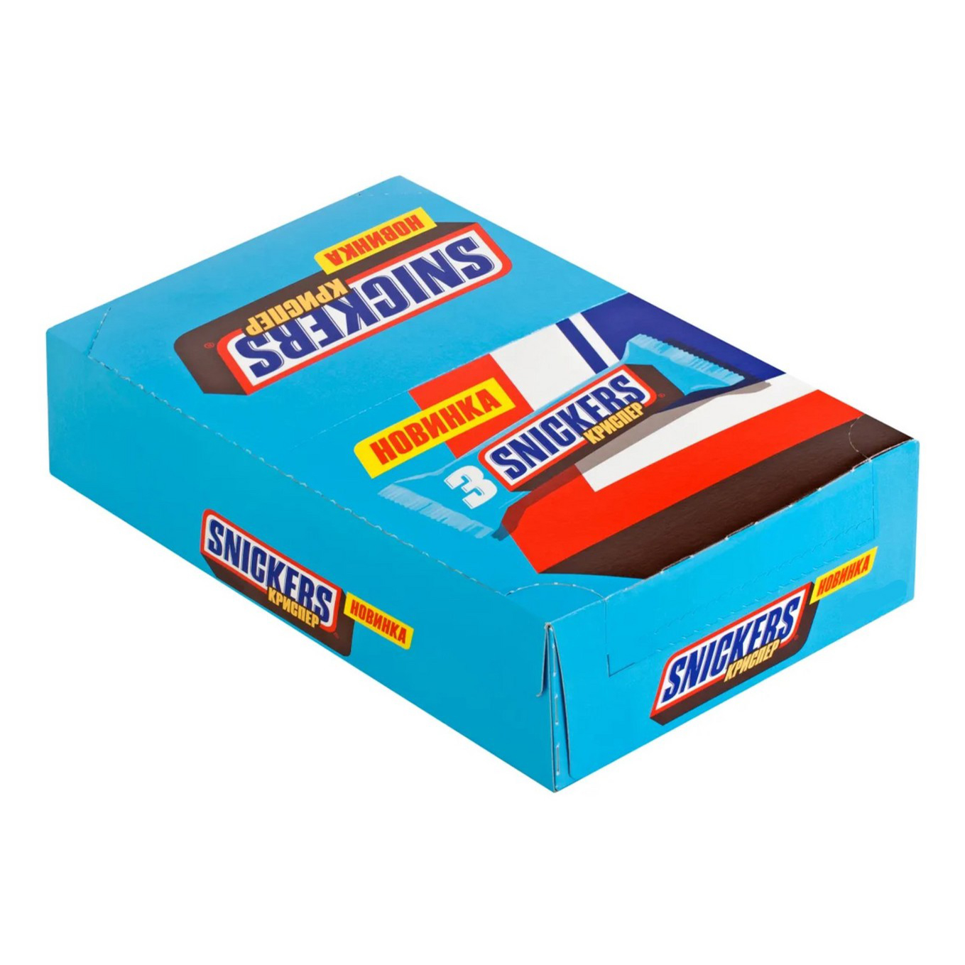 

Батончик Snickers Криспел 3 шоколадный 60 г х 168 шт