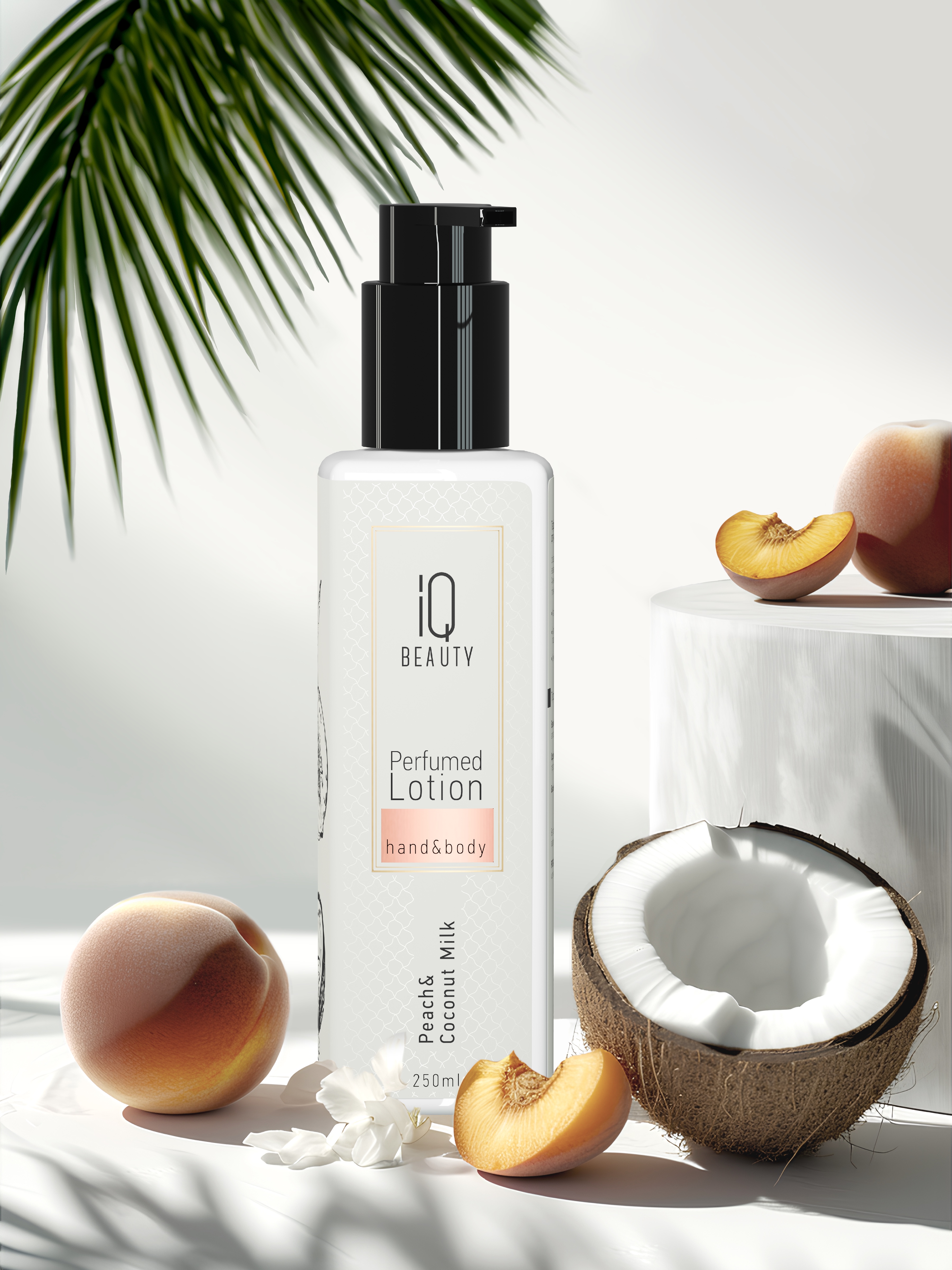 

Парфюмированный лосьон для рук и тела IQ Beauty Персик и Кокосовое молоко, 250 мл