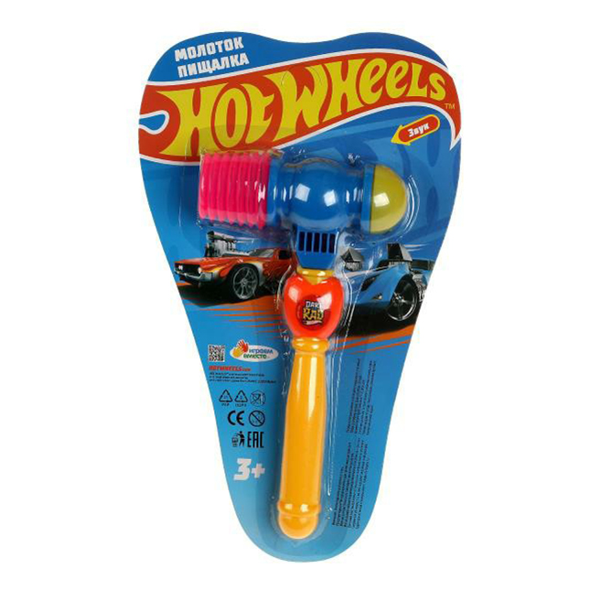 

Игрушка-стучалка Играем Вместе Молоток Hot Wheels