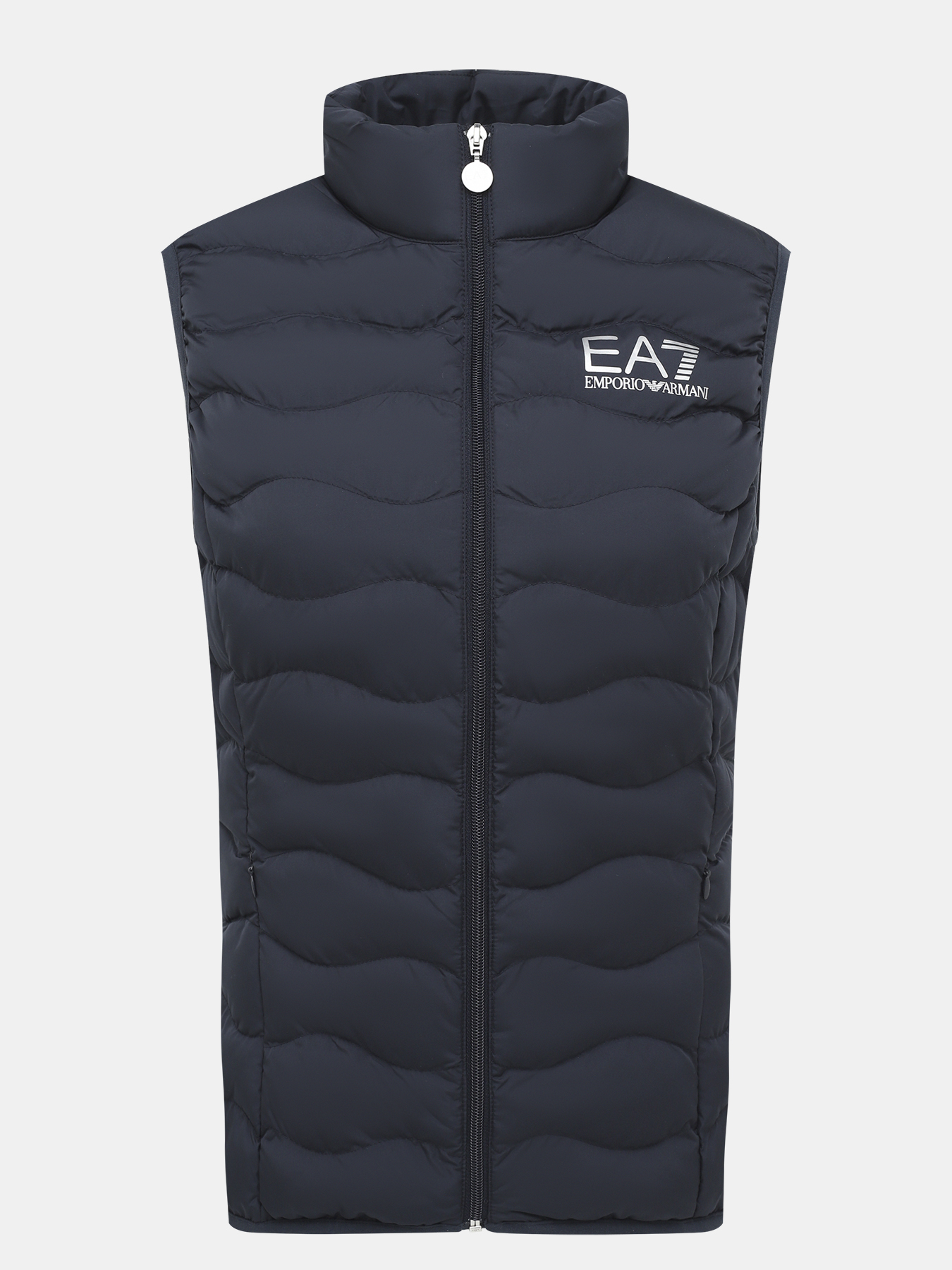 Утепленный жилет женский EA7 EMPORIO ARMANI 466881 40-42 RU синий