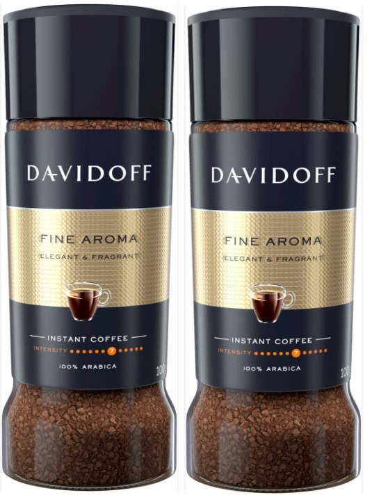 Кофе растворимый Davidoff Fine Aroma 100 г х 2 шт 2457₽