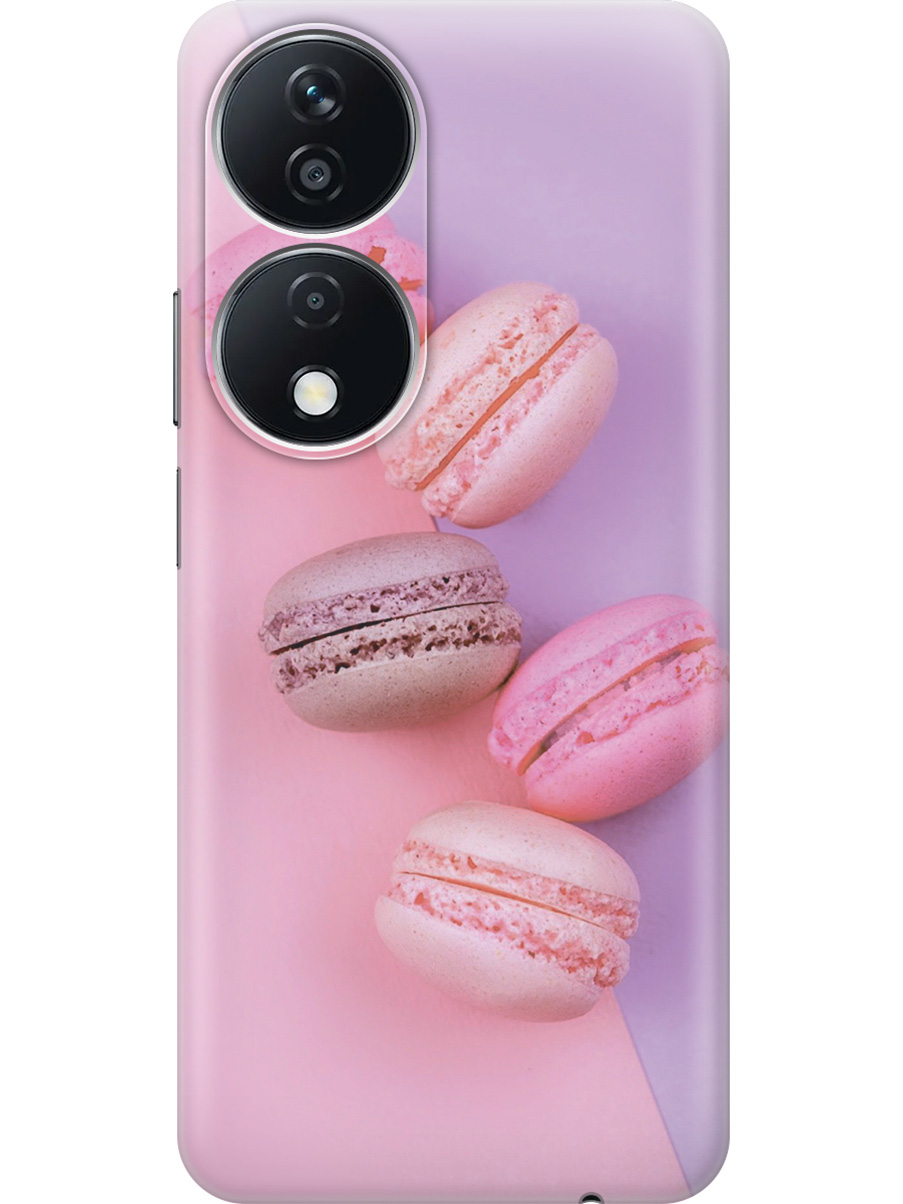 

Силиконовый чехол на Honor X7b с принтом "Розовые макаруны", Прозрачный;розовый;фиолетовый, 781972131