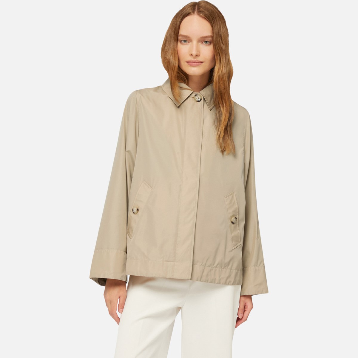 Куртка Geox для женщин, бежевый, размер 42, W4522MT3076F5248