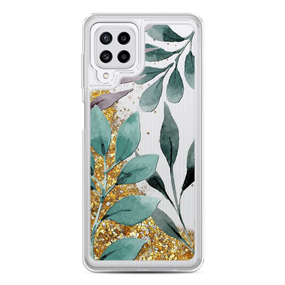 

Чехол Awog на Samsung Galaxy M22 / Самсунг M22 "Листы цветов", 2103490-1