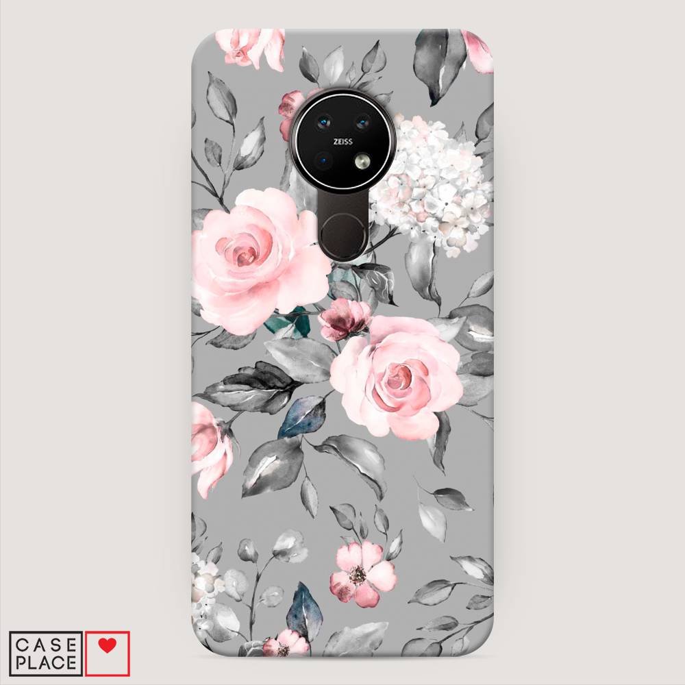 

Чехол Awog "Розы на сером" для Nokia 6.2, 123020-6