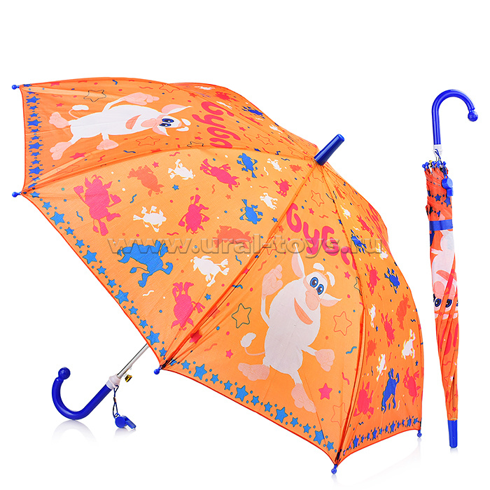 Зонт детский БУБА r-45см, ткань, полуавтомат ИГРАЕМ ВМЕСТЕ в кор.120шт