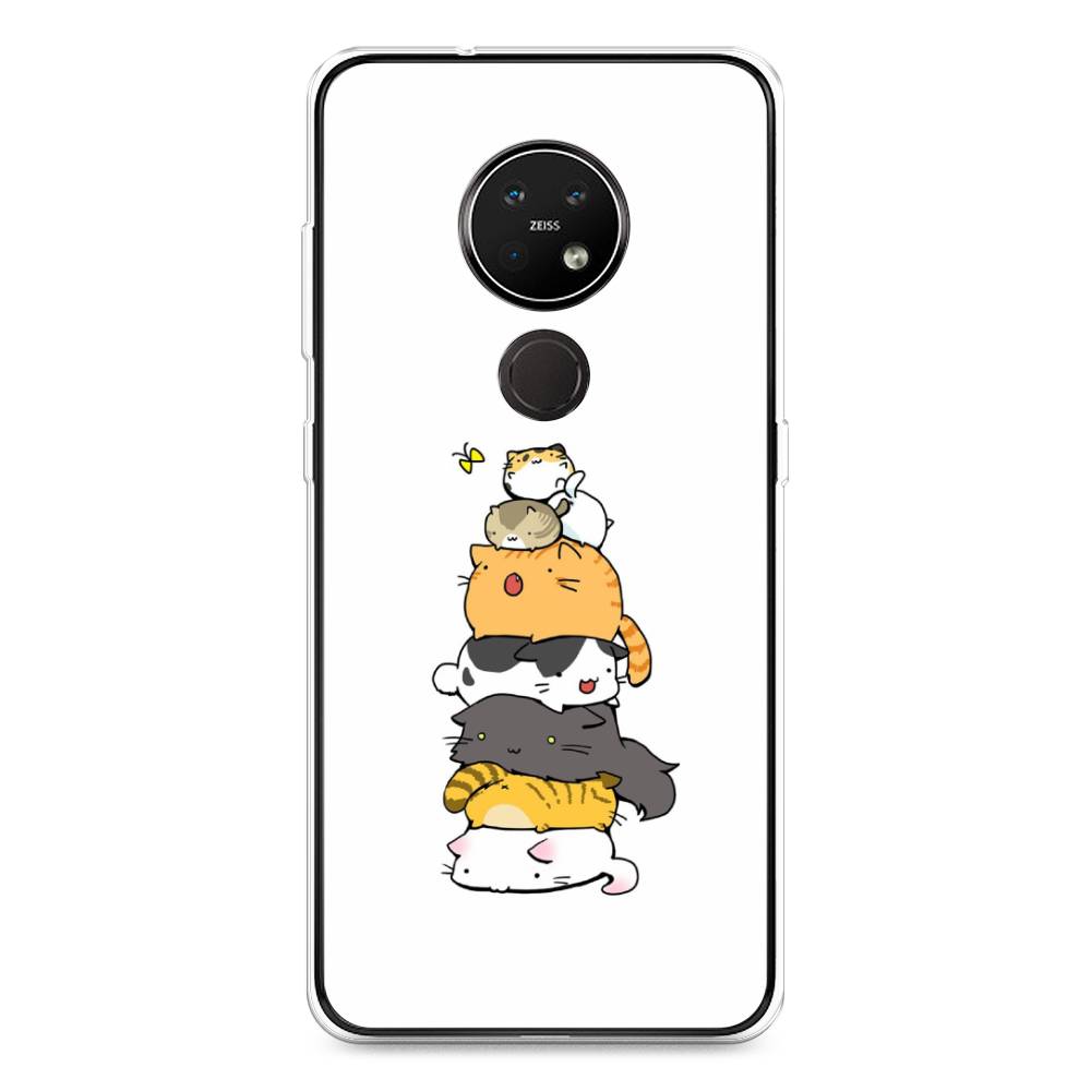 Чехол Awog на Nokia 6.2 / Нокиа 6.2 Бутерброд из котиков