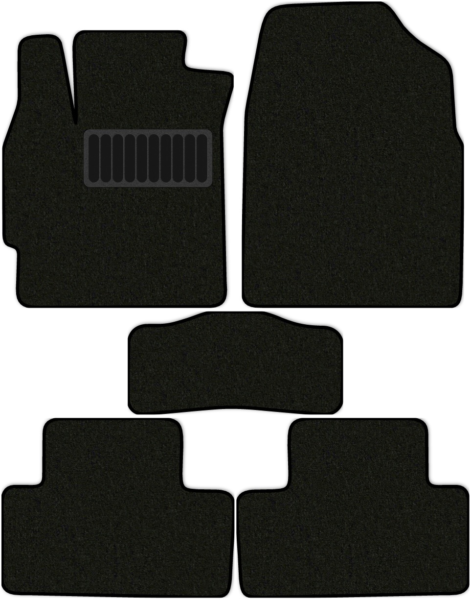 фото Коврики в салон классик для mazda cx-7 (er) 2006 - 2012, 5 шт. черный, текстиль allmone