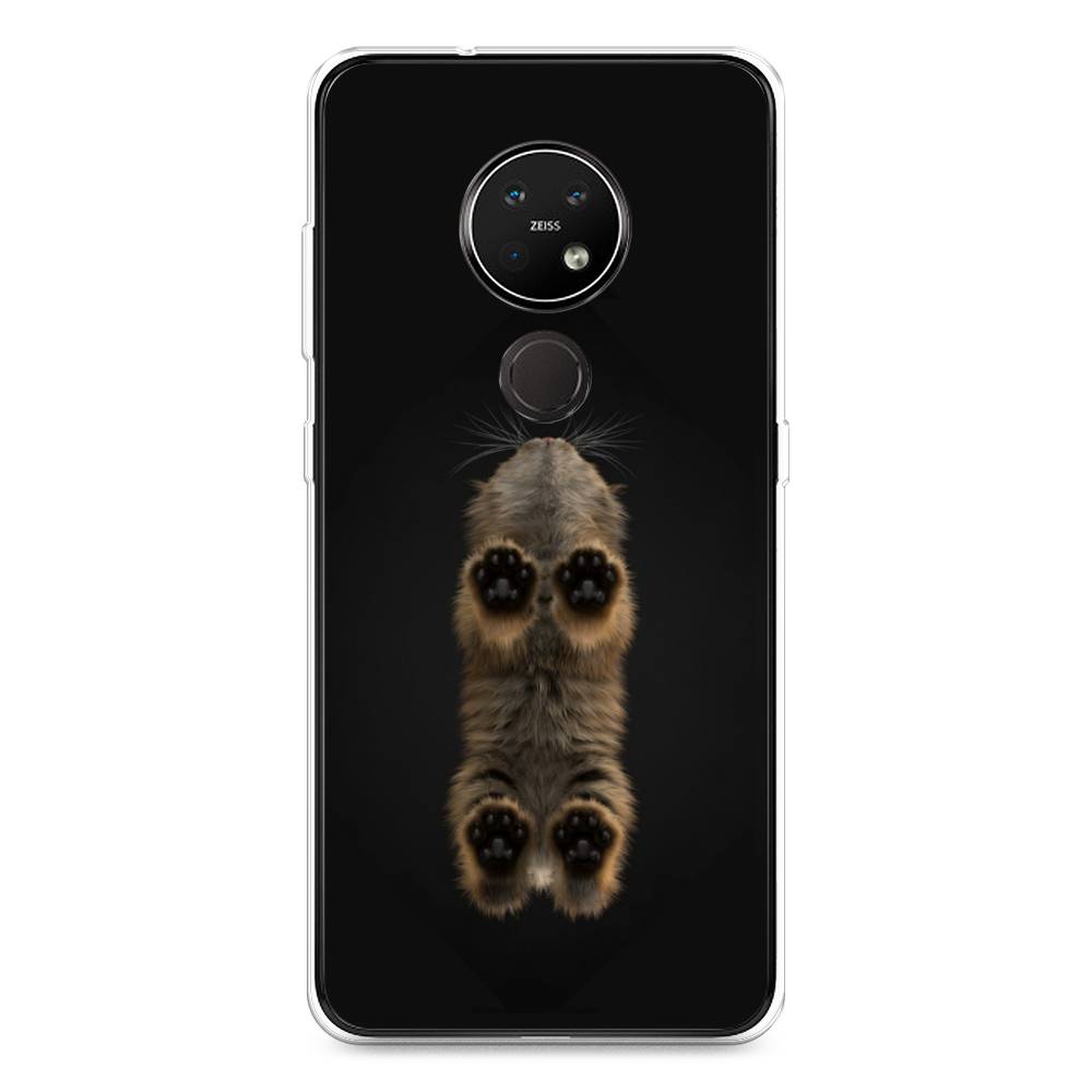 

Чехол Awog на Nokia 6.2 / Нокиа 6.2 "Кошачьи лапки", Черный, 123050-1