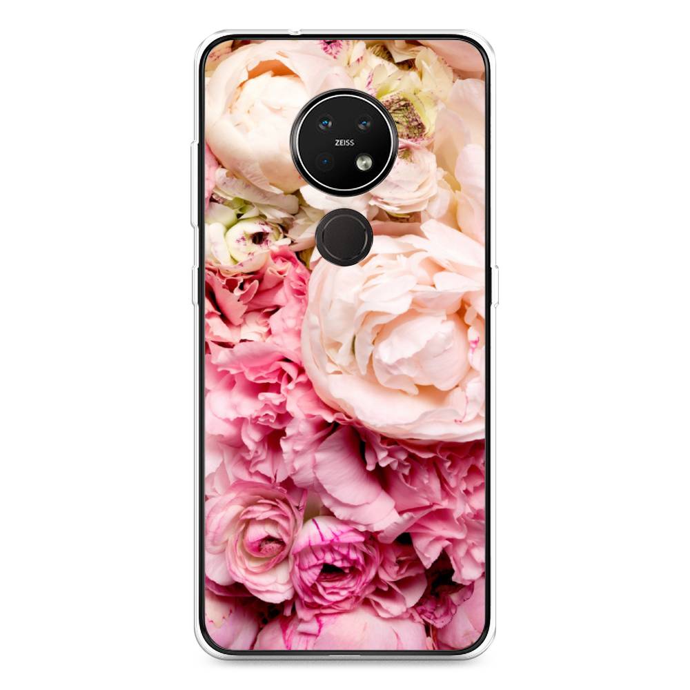 

Чехол Awog на Nokia 6.2 / Нокиа 6.2 "Пионы яркие", Розовый, 123050-8