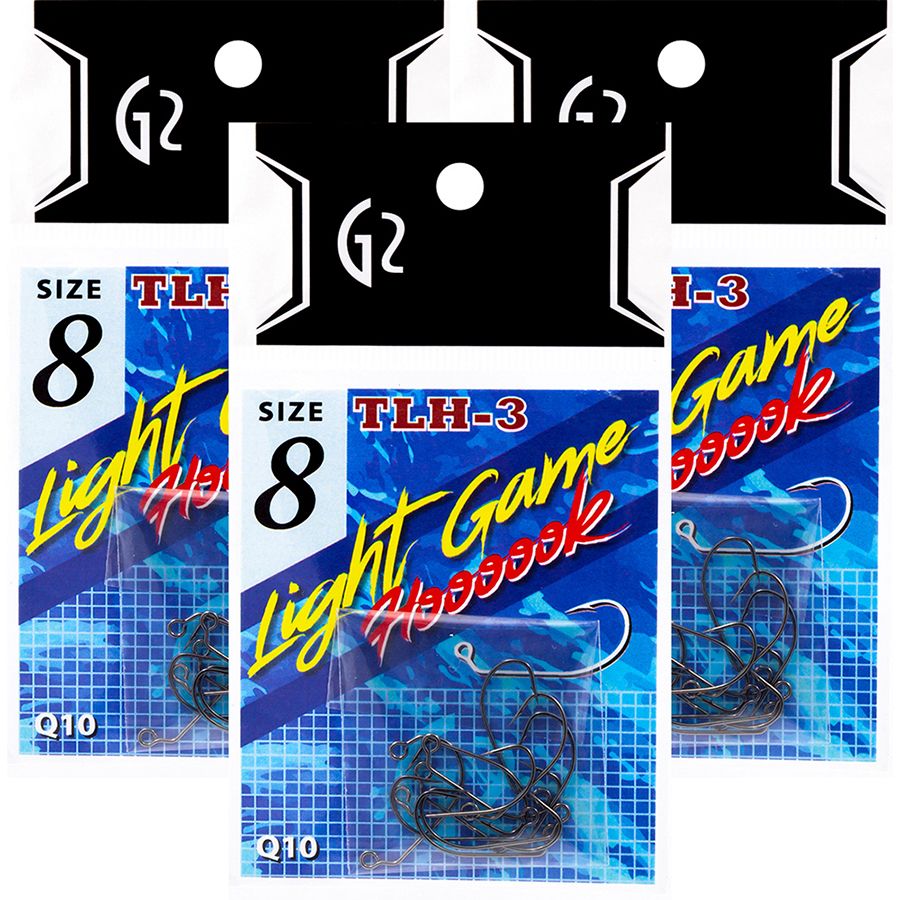 Крючки форелевые для джиг-головок G2 Light Game Hook 8 3уп/30шт Хим заточка/Ловля форели