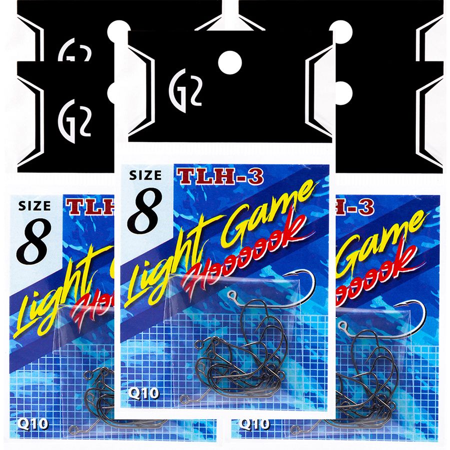Крючки форелевые для джиг-головок G2 Light Game Hook 8 5уп/50шт Хим заточка/Ловля форели