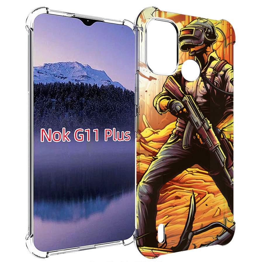 

Чехол MyPads Пабг для Nokia G11 Plus, Прозрачный, Tocco