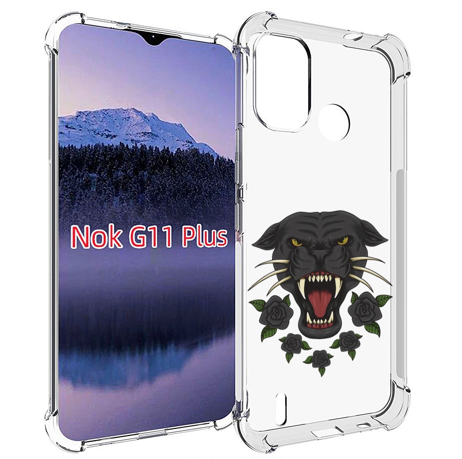 

Чехол MyPads Пантера для Nokia G11 Plus, Прозрачный, Tocco