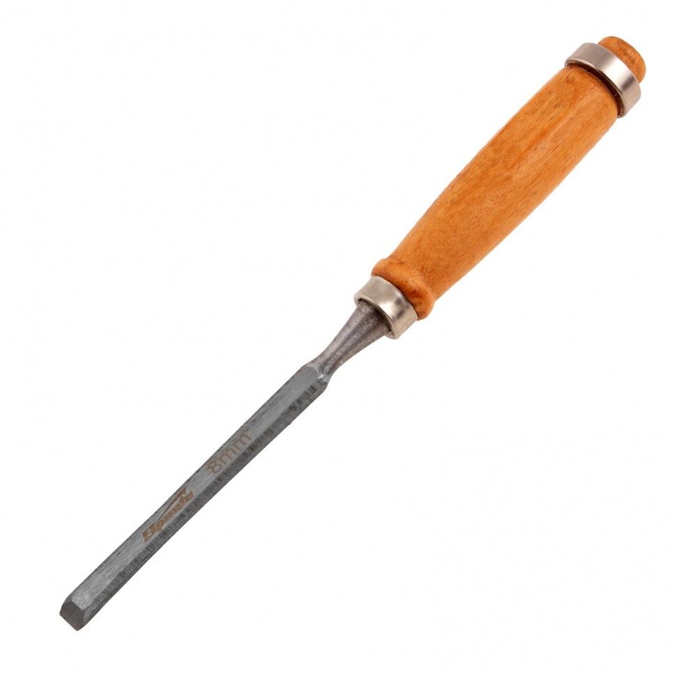 Стамеска прямая Sparta  8мм деревянная ручка