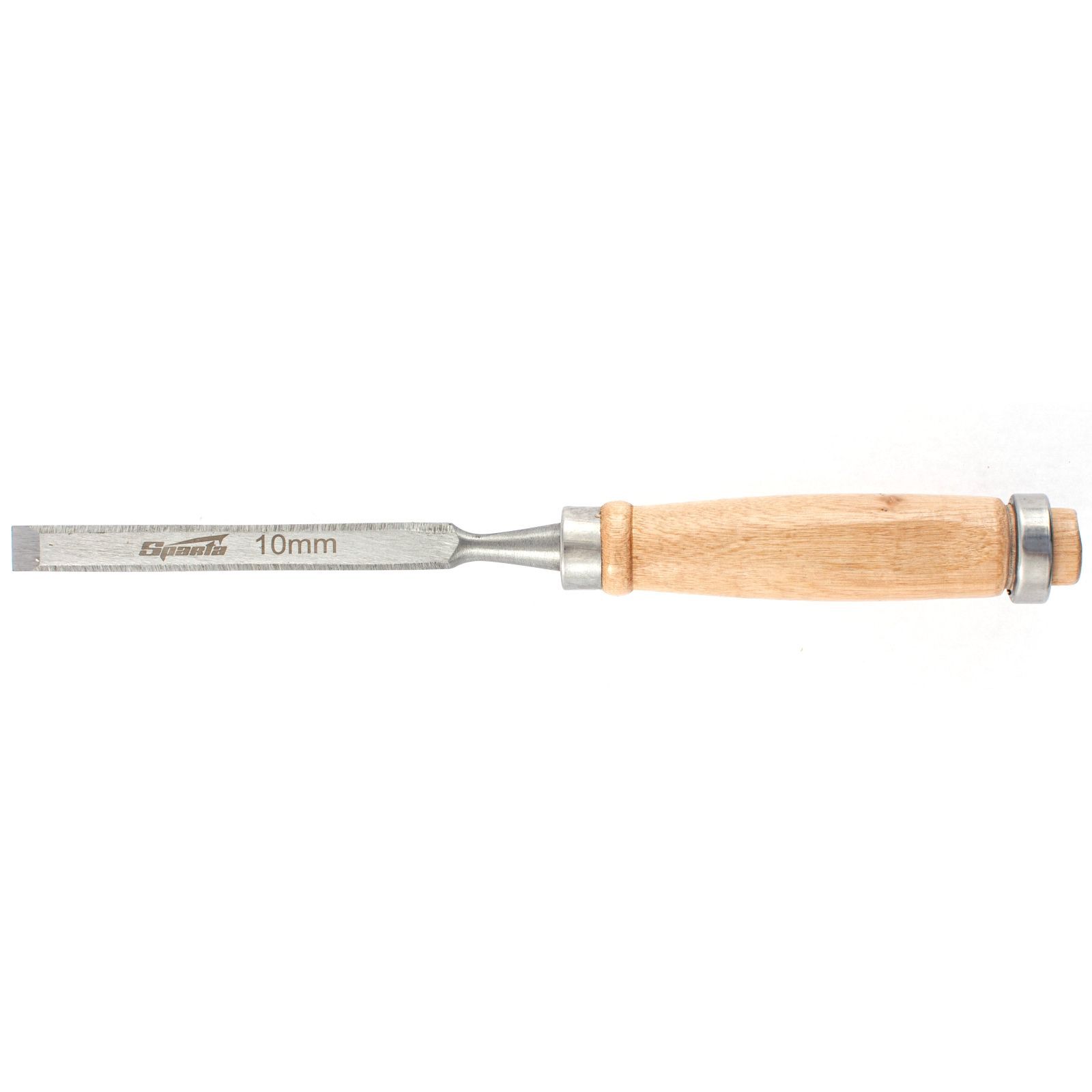 Стамеска прямая Sparta 10мм деревянная ручка