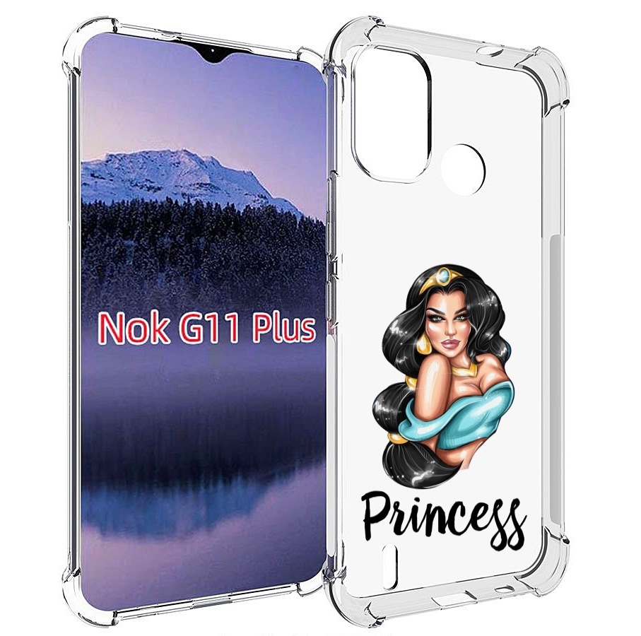

Чехол MyPads Принцесса-Жасмин женский для Nokia G11 Plus, Прозрачный, Tocco