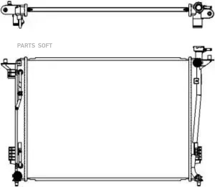 

Радиатор системы охлаждения SAKURA 32218506