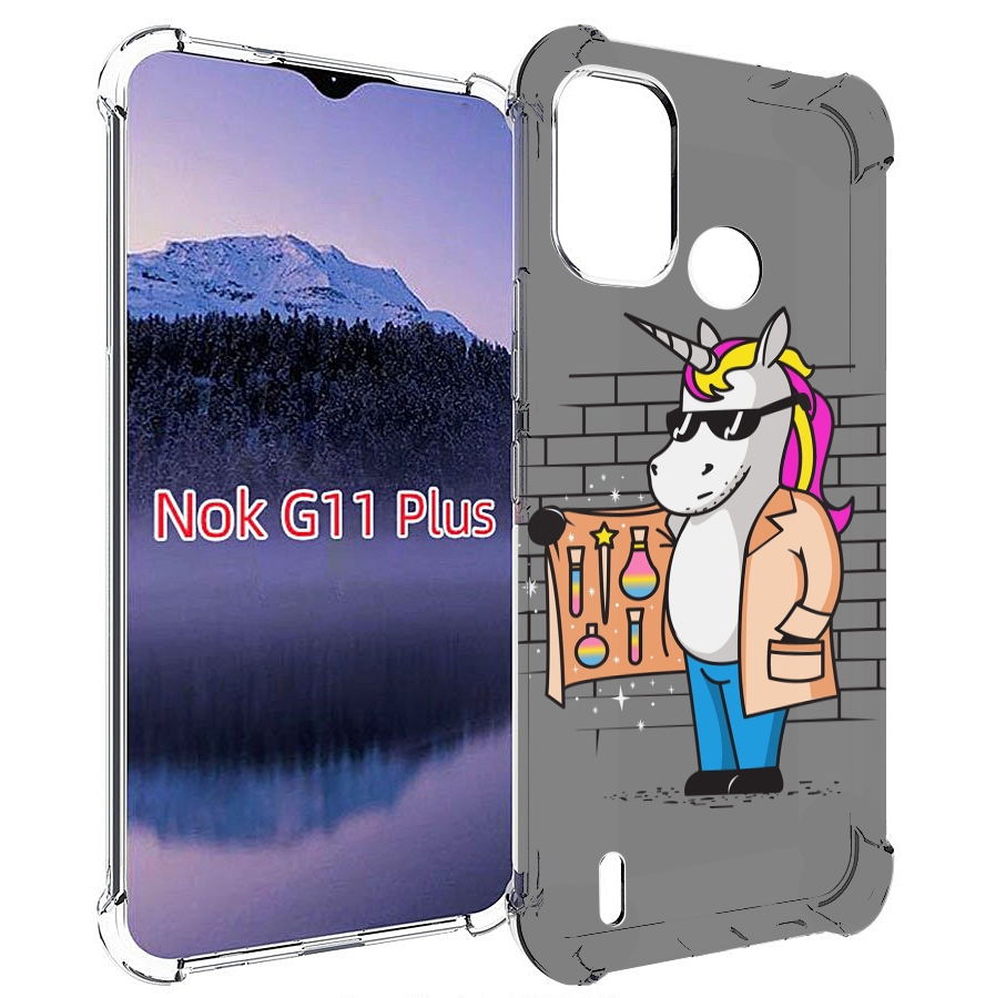 

Чехол MyPads Продавец-единорог для Nokia G11 Plus, Прозрачный, Tocco