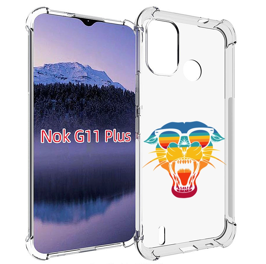 

Чехол MyPads Радужная-пантера для Nokia G11 Plus, Прозрачный, Tocco