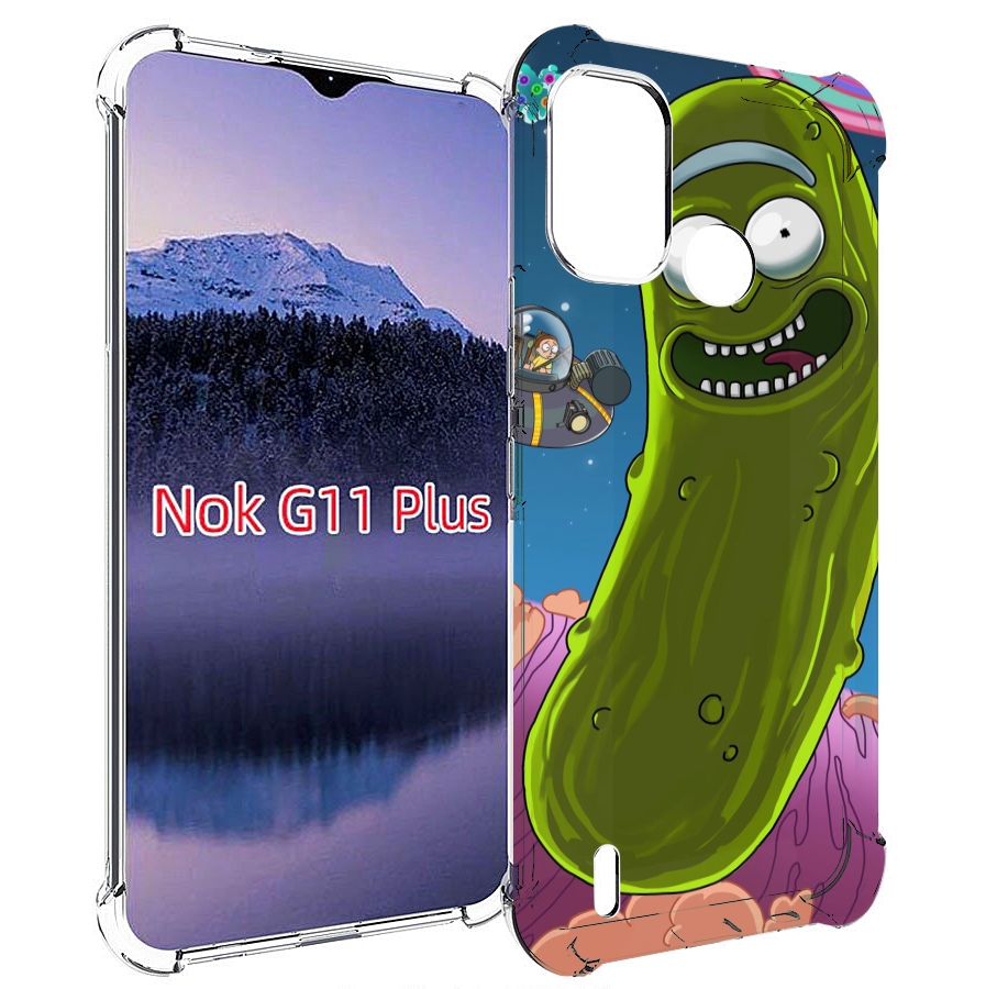 

Чехол MyPads Рик огурец для Nokia G11 Plus, Прозрачный, Tocco
