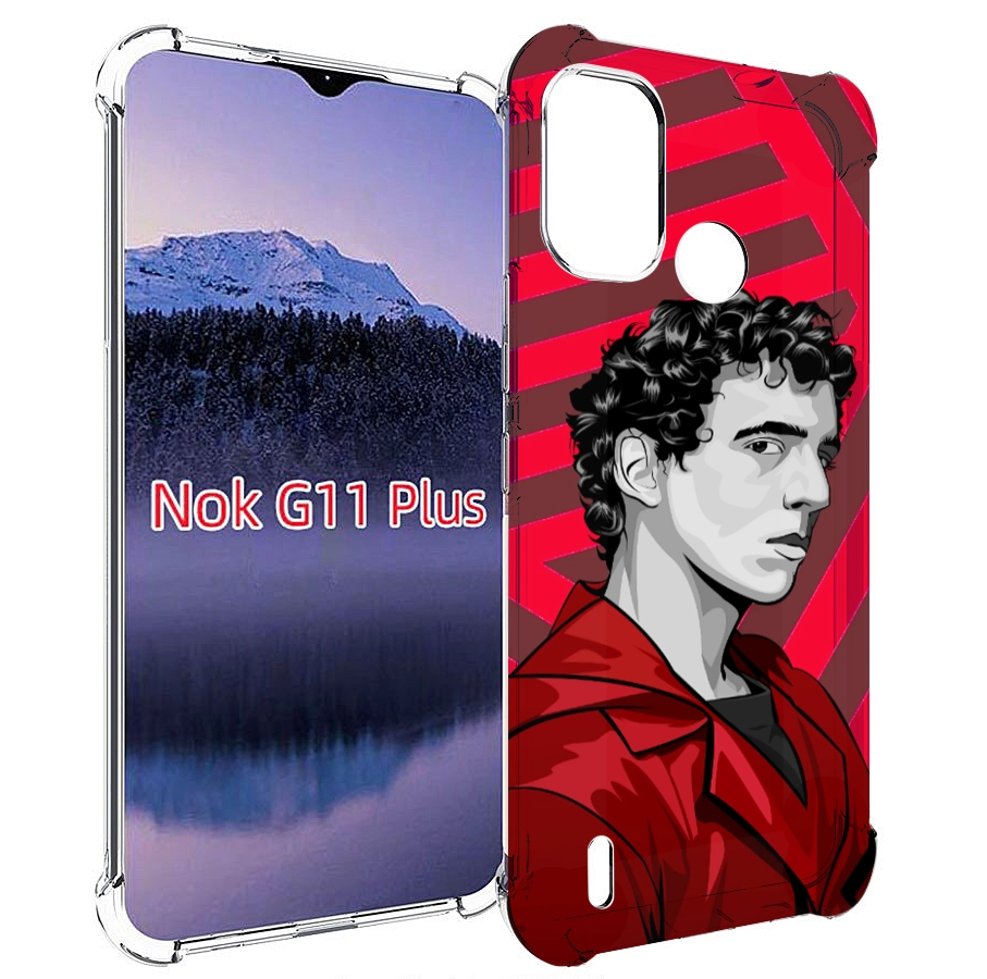 

Чехол MyPads Рио-бумажный-дом для Nokia G11 Plus, Прозрачный, Tocco