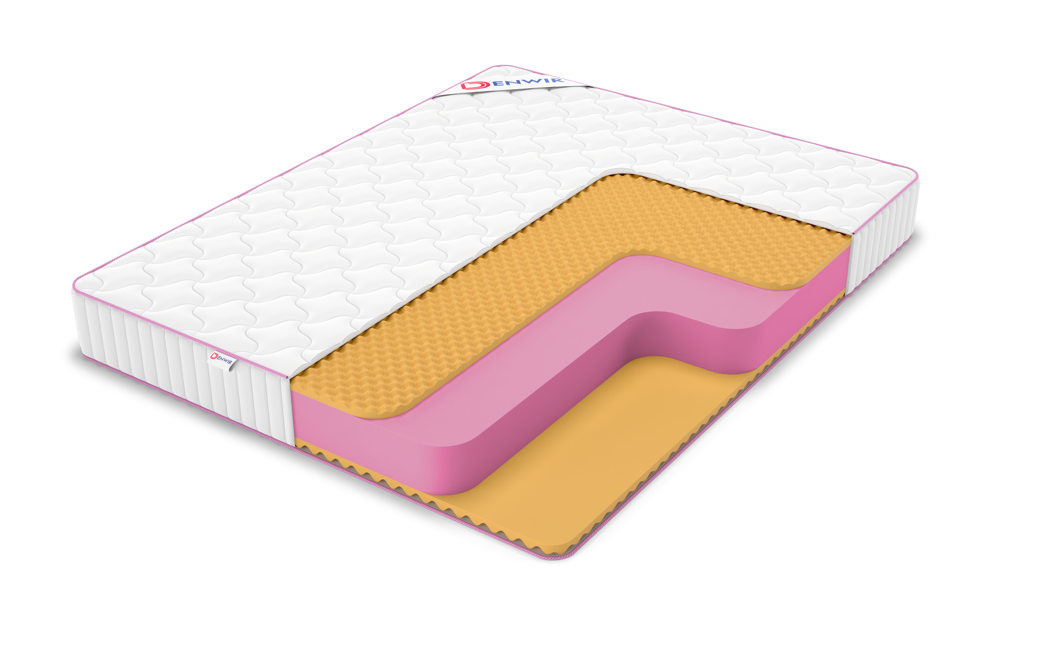 

Матрас беспружинный DENWIR MEGA MEMO RELAX PLUS 20/chstmat_MMRP20_70x180, Белый, MEGA MEMO RELAX PLUS 20