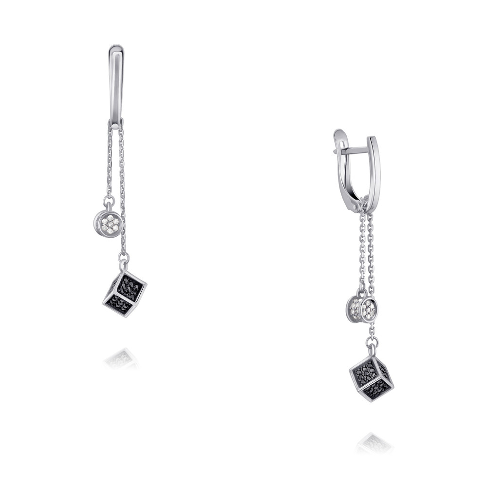 

Серьги подвески из золота ADAMAS 24041750/01-А51ДЧ-421, бриллиант, 24041750/01-А51ДЧ-421