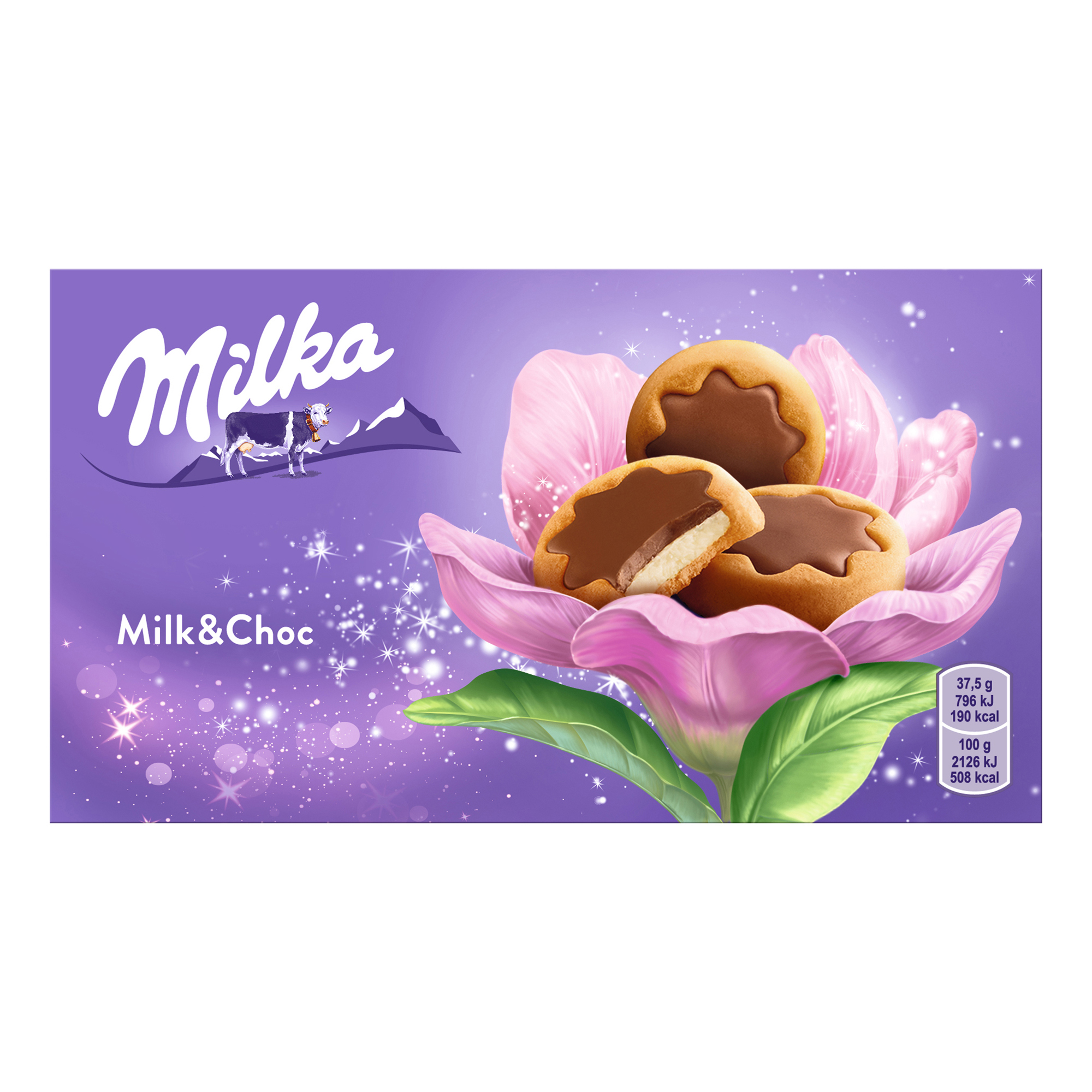 фото Печенье milka с молочной начинкой 150 г