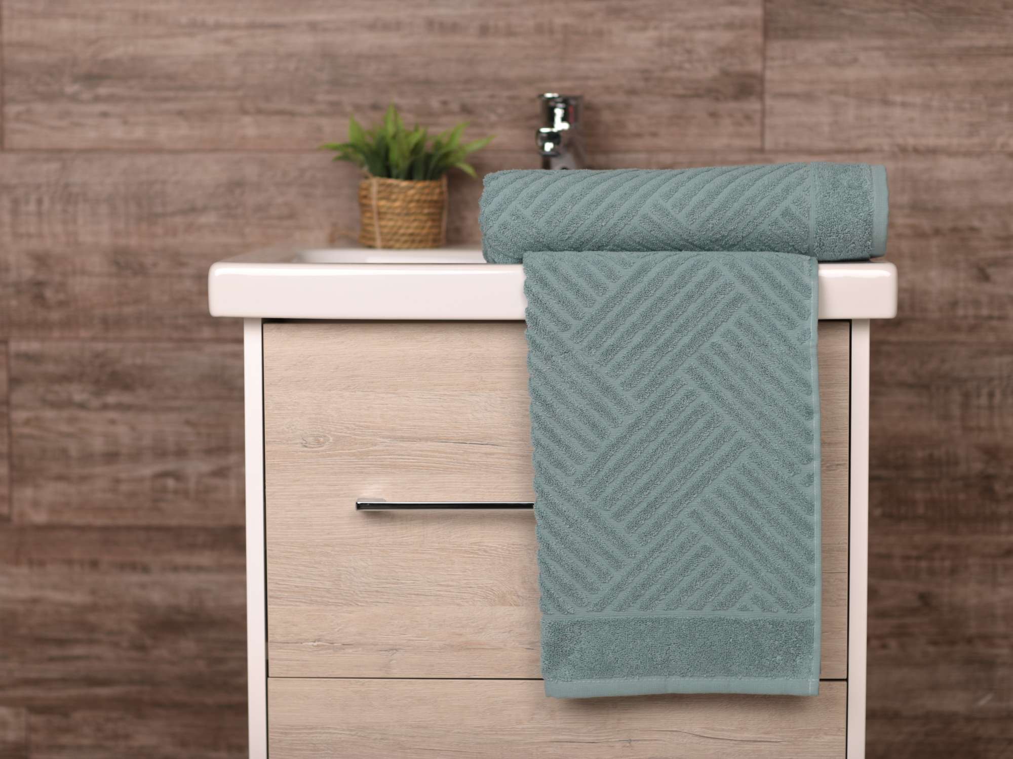 

Полотенце махровое Alberto 50х90 зелен 100%хл (Ambiella) пл. 500 г/м2