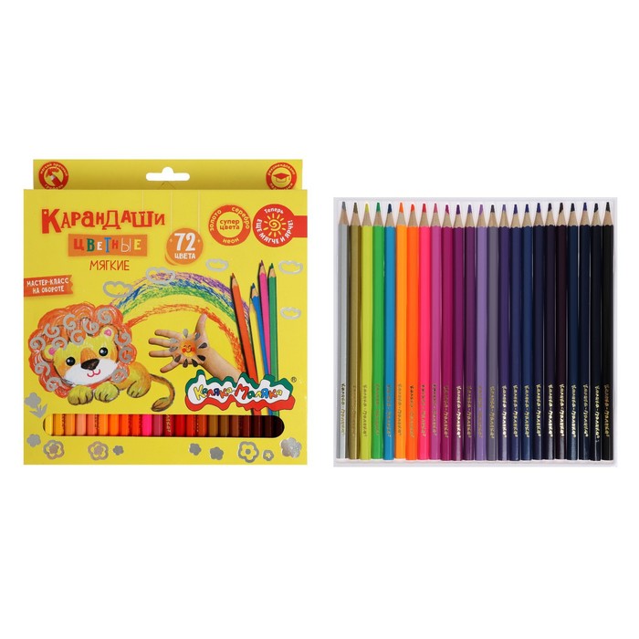 

Карандаши 72цв Каляка-Маляка, шестигран. корп. карт. уп. ККМ72