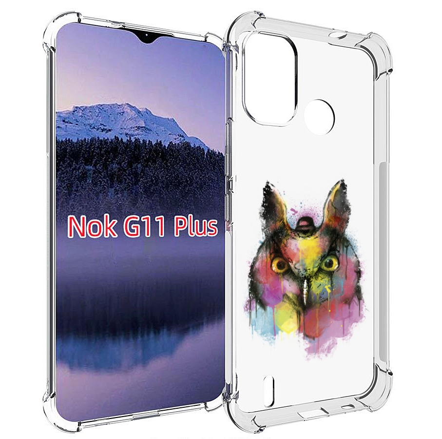 

Чехол MyPads Сова 2 для Nokia G11 Plus, Прозрачный, Tocco