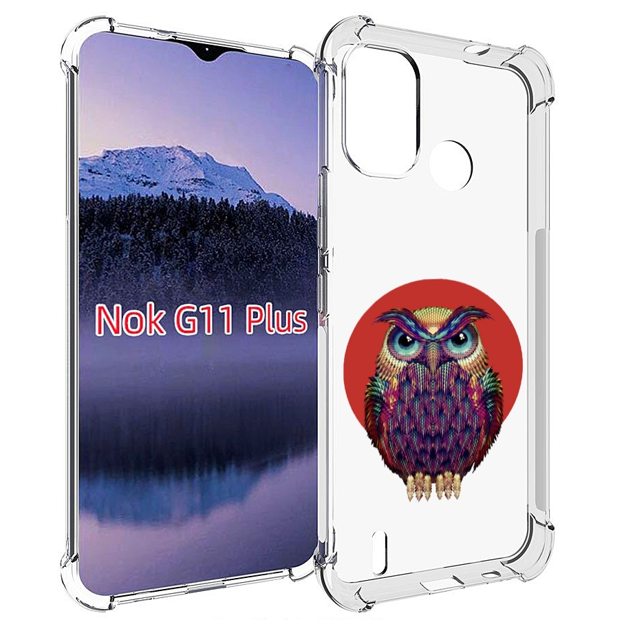 

Чехол MyPads Сова 3 для Nokia G11 Plus, Прозрачный, Tocco