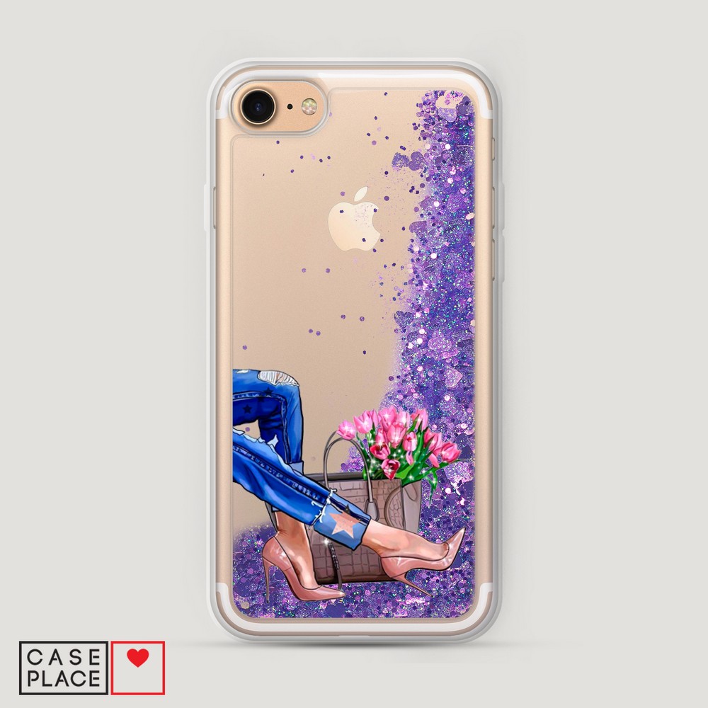 

Чехол Awog на Apple iPhone 8 / Айфон 8 "Каблучки", Разноцветный, 10892-1