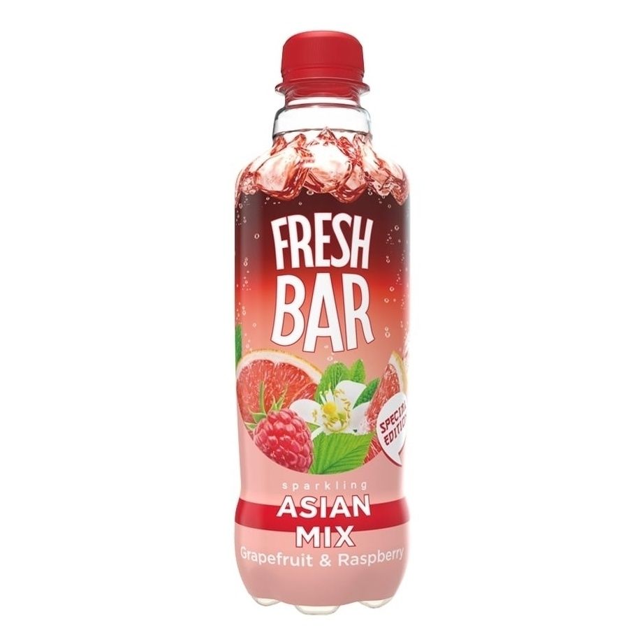 

Газированный напиток Fresh Bar Asian mix малина, грейпфрут 480 мл