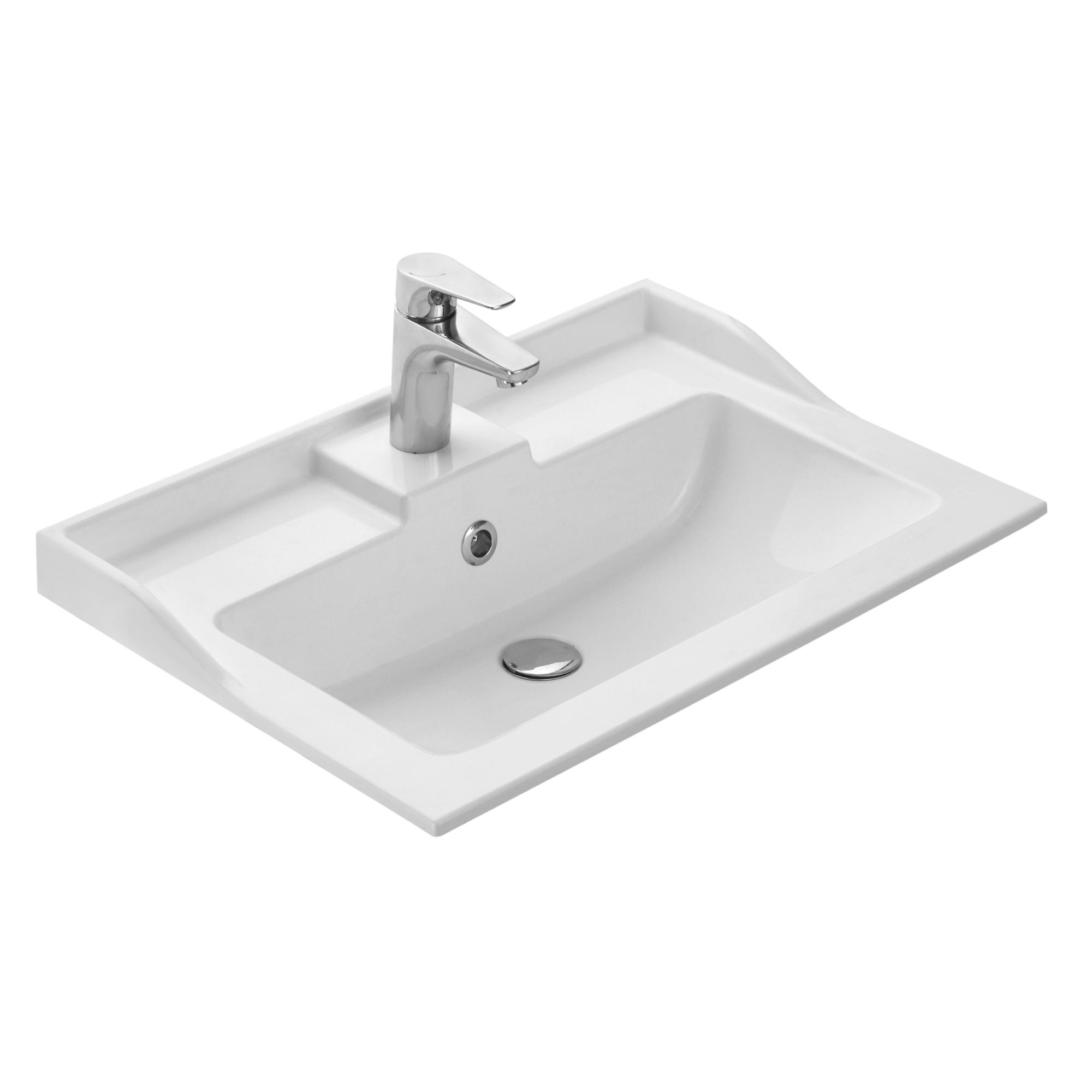 Раковина AQUATON Фабиа 650, белая (1A708731FB010)