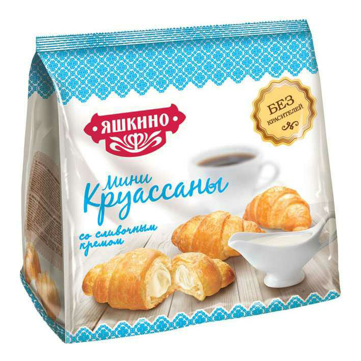

Круассаны Яшкино со сливочным кремом мини 180 г