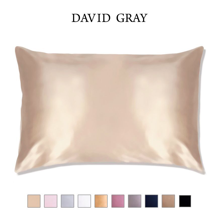 Шелковая наволочка David Gray DG0031, Карамель со скрытой молнией 50х70