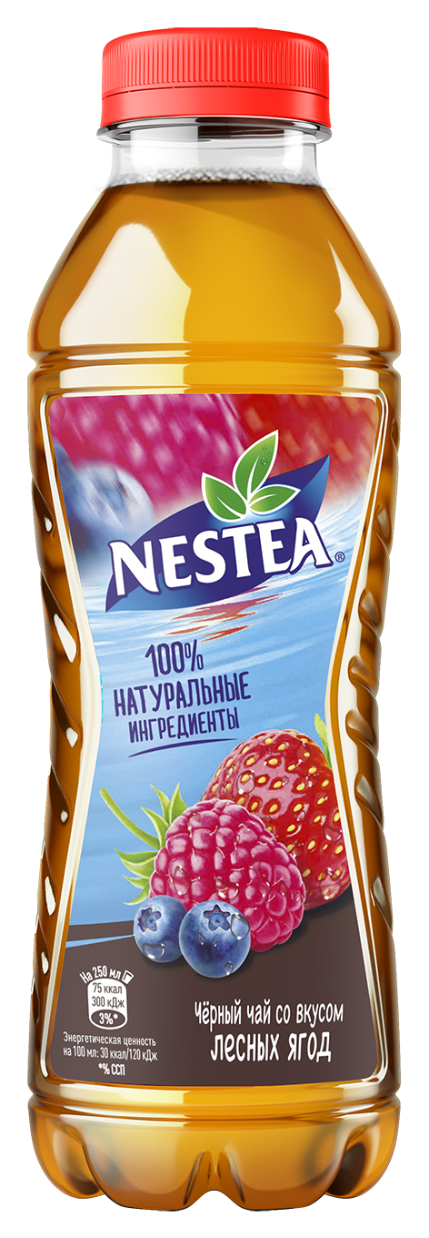 Холодный чай черный Nestea со вкусом лесных ягод 1,5 л