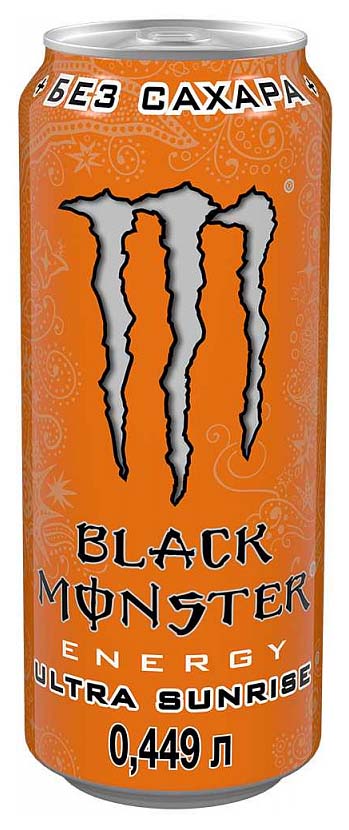

Энергетический напиток Black Monster Санрайз без сахара 0,449 л