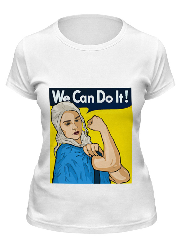 

Футболка женская Printio Daenerys targaryen (game of thrones) белая M, Daenerys targaryen (game of thrones)